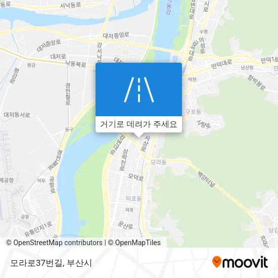 모라로37번길 지도