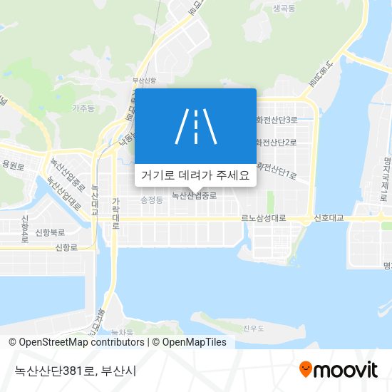 녹산산단381로 지도