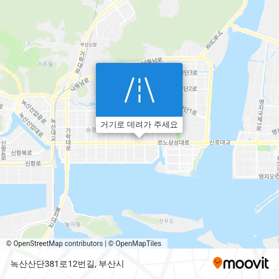 녹산산단381로12번길 지도