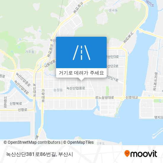 녹산산단381로86번길 지도