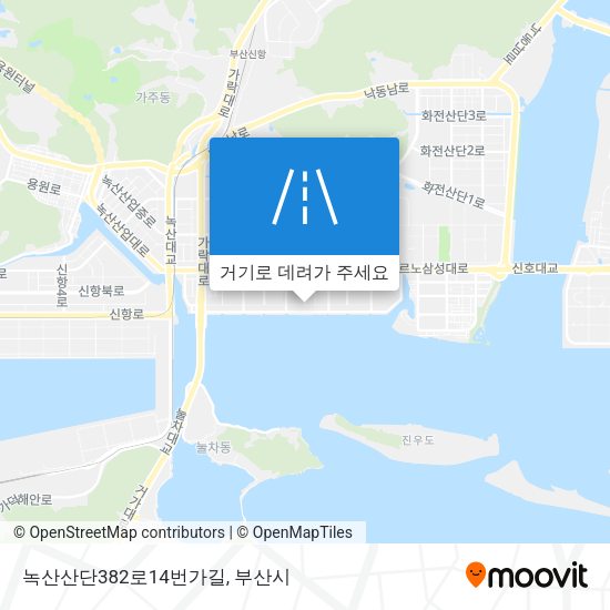녹산산단382로14번가길 지도