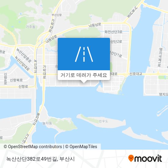 녹산산단382로49번길 지도