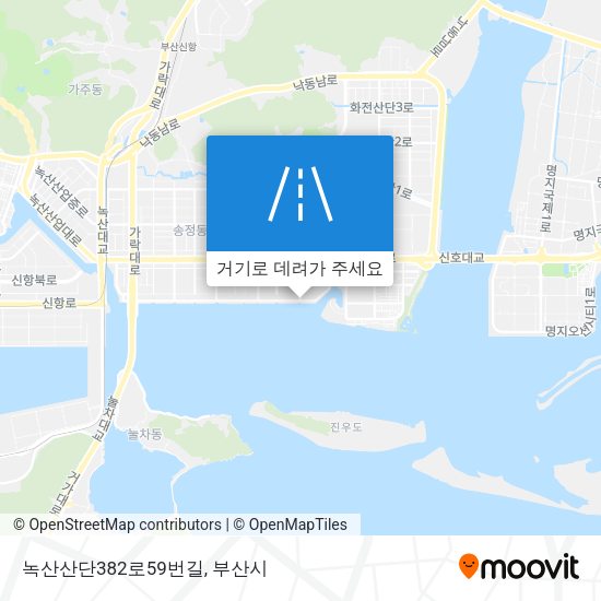 녹산산단382로59번길 지도