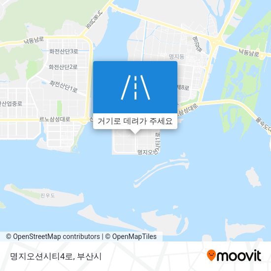 명지오션시티4로 지도