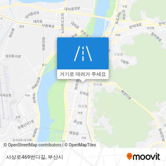 사상로469번다길 지도
