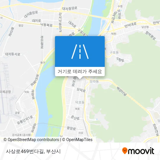 사상로469번다길 지도