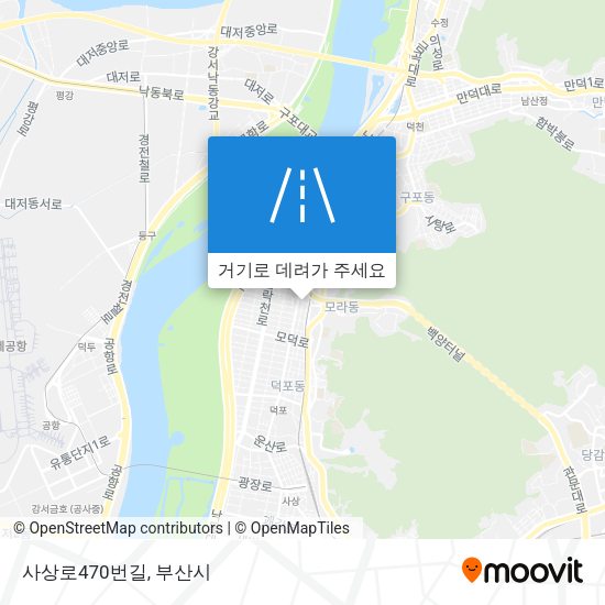 사상로470번길 지도