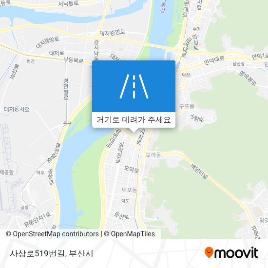 사상로519번길 지도