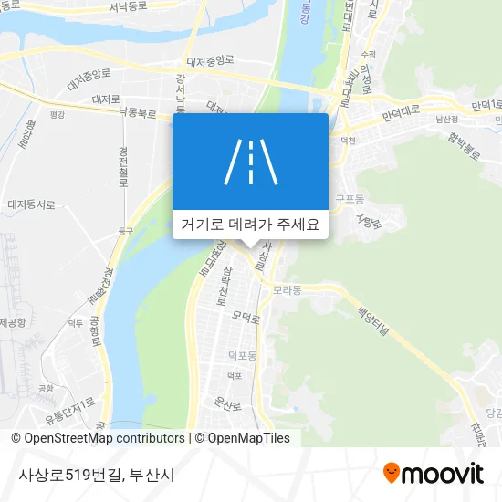 사상로519번길 지도