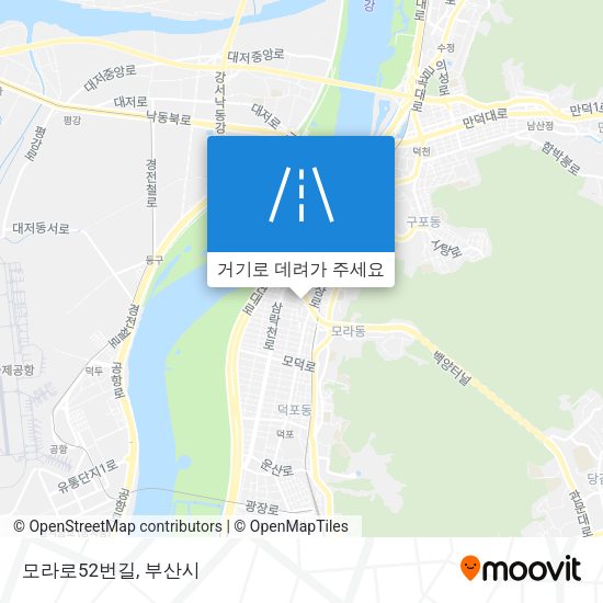 모라로52번길 지도