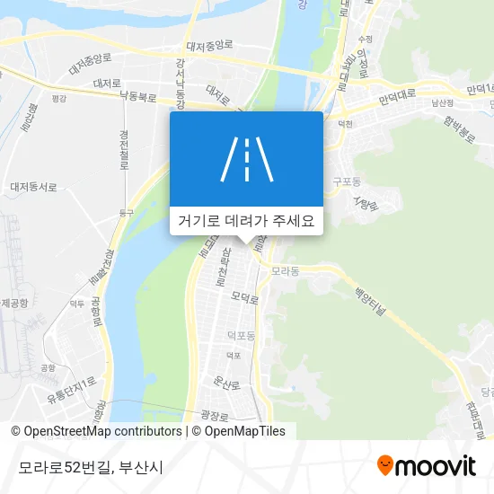 모라로52번길 지도