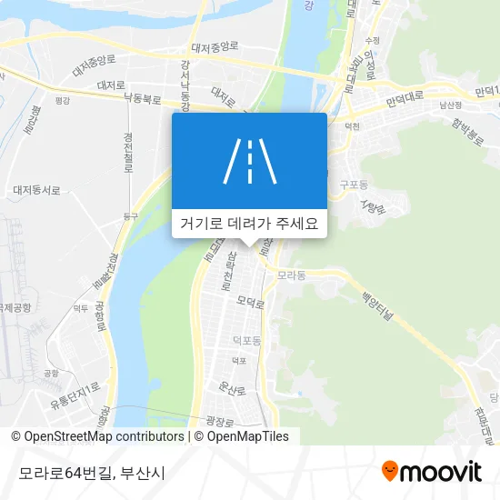 모라로64번길 지도