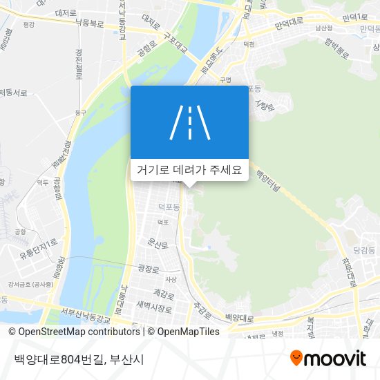백양대로804번길 지도
