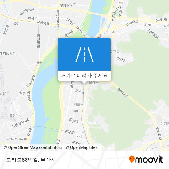 모라로88번길 지도