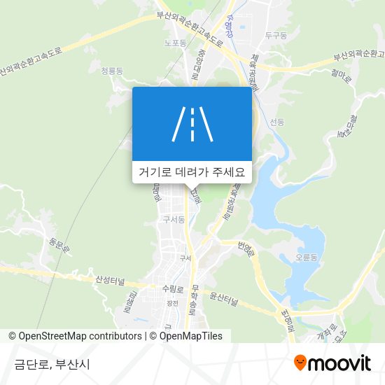 금단로 지도
