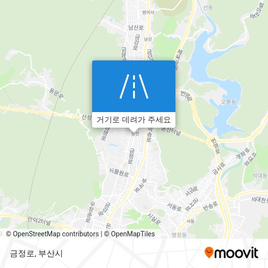 금정로 지도