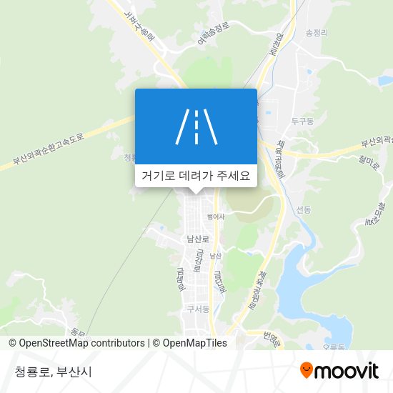 청룡로 지도