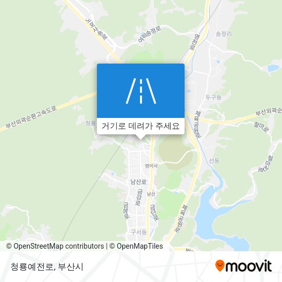 청룡예전로 지도