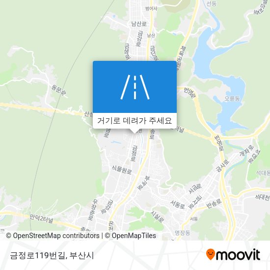 금정로119번길 지도