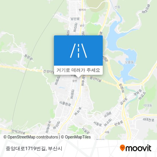 중앙대로1719번길 지도