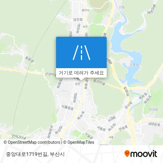 중앙대로1719번길 지도