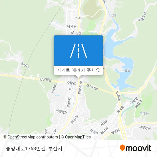 중앙대로1763번길 지도
