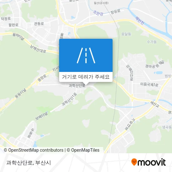 과학산단로 지도