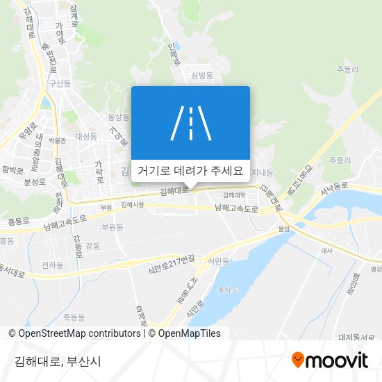 김해대로 지도