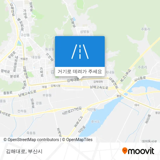 김해대로 지도