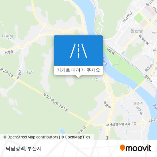 낙남정맥 지도