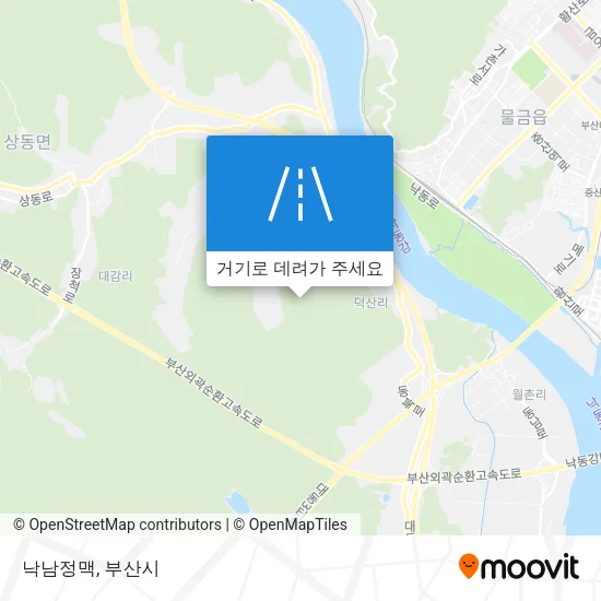 낙남정맥 지도