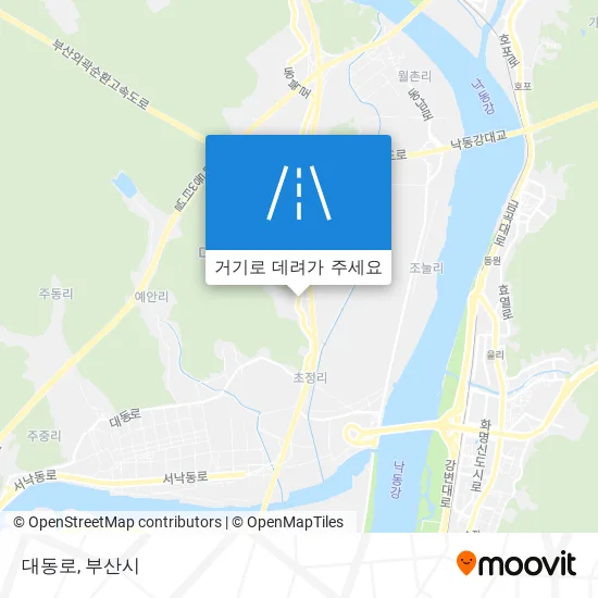 대동로 지도