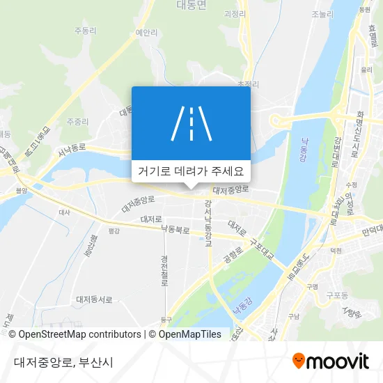 대저중앙로 지도