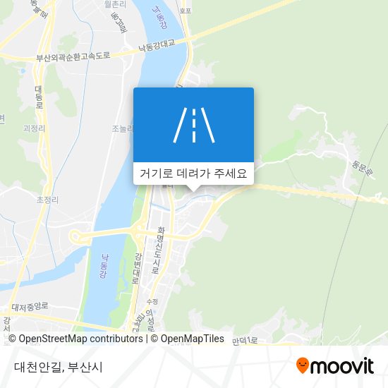 대천안길 지도