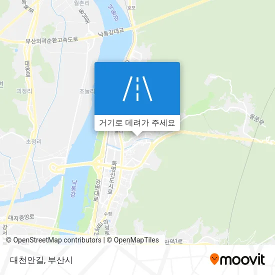 대천안길 지도