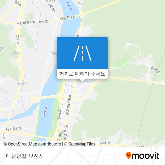 대천천길 지도