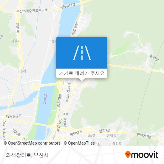 와석장터로 지도