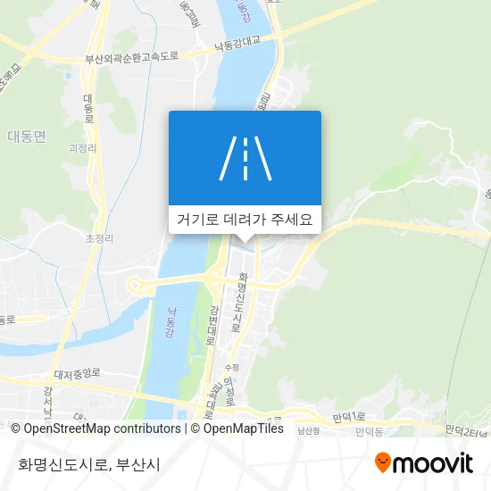 화명신도시로 지도