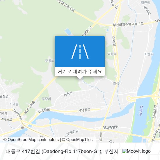 대동로 417번길 (Daedong-Ro 417beon-Gil) 지도