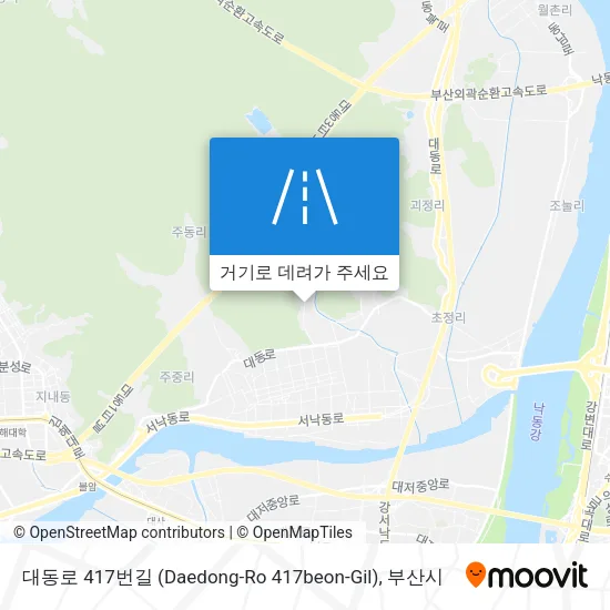 대동로 417번길 (Daedong-Ro 417beon-Gil) 지도