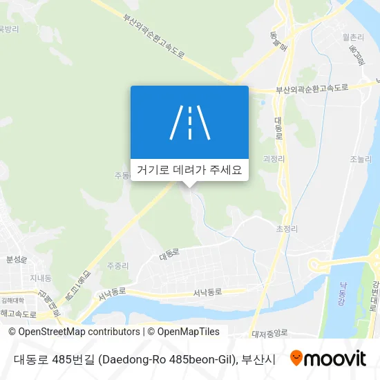 대동로 485번길 (Daedong-Ro 485beon-Gil) 지도