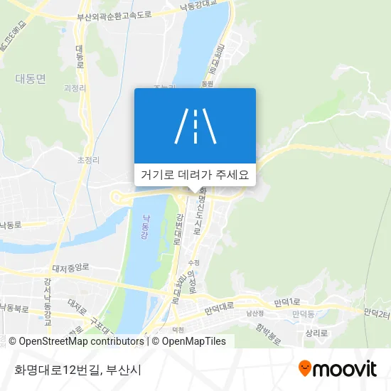 화명대로12번길 지도