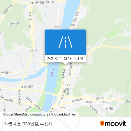 낙동대로1739번길 지도