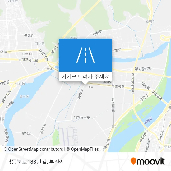 낙동북로188번길 지도