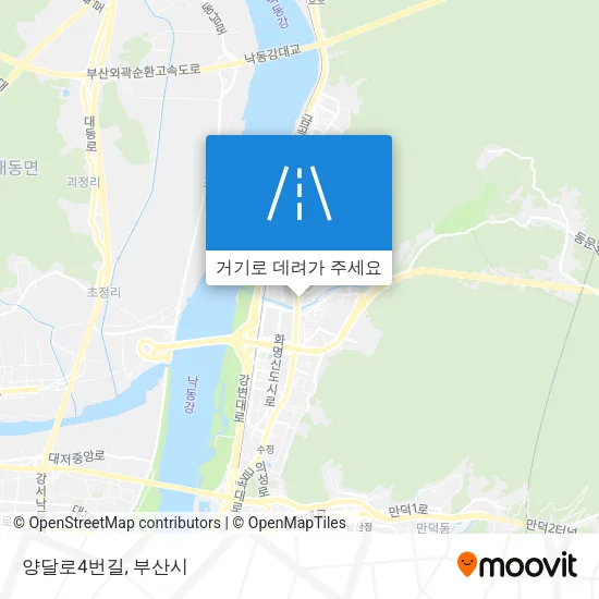 양달로4번길 지도