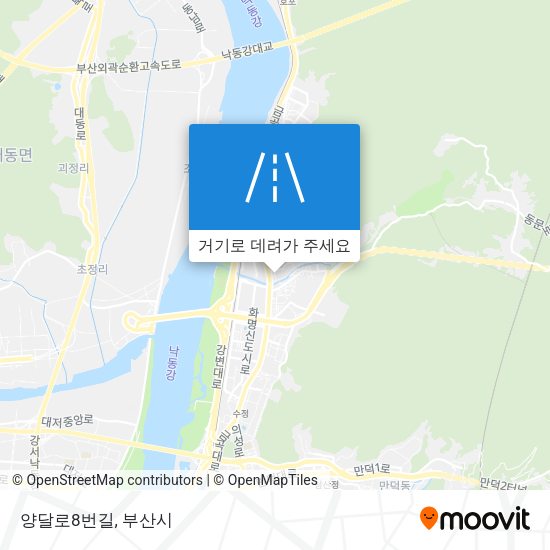 양달로8번길 지도