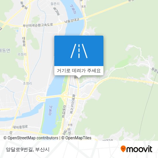 양달로9번길 지도