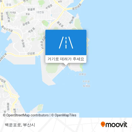 백운포로 지도