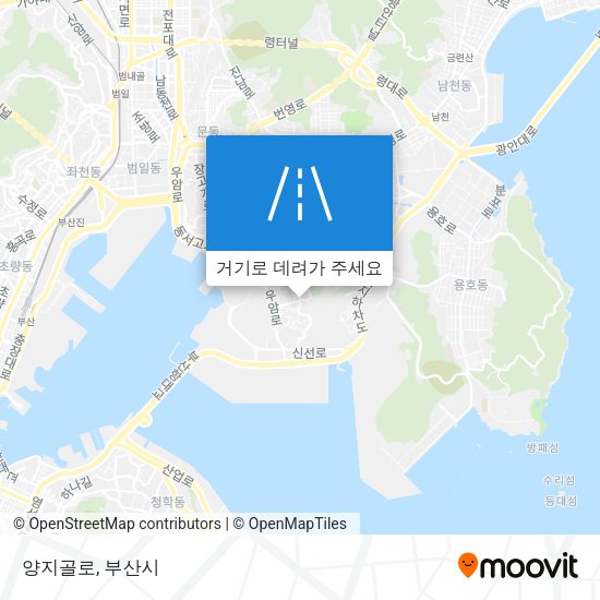 양지골로 지도