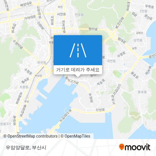 우암양달로 지도